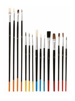 Pelikan Pinselset · 15 Pinsel · Haar-/Borstenpinsel