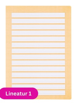 Landré Schulheft A4 · Lineatur 1 · 80 g/m² · 16 Blatt