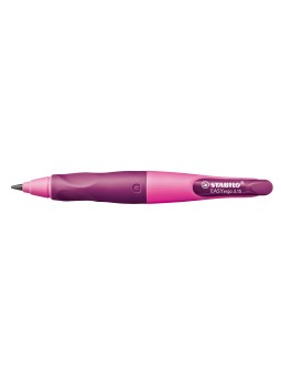 STABILO® Ergonomischer Druckbleistift zum Schreibenlernen STABILO® EASYergo 3.15 + Spitzer · rosa · Rechts-/Linkshänder