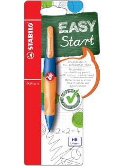 STABILO® Ergonomischer Druckbleistift STABILO® EASYergo 1.4 · blau/orange · Linkshänder