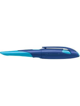 STABILO® Ergonomischer Schulfüller STABILO® EASYbirdy · Feder A · mitternachtsblau/azur · Rechts-/Linkshänder