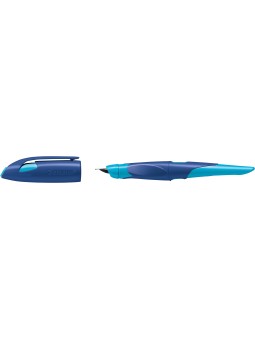 STABILO® Ergonomischer Schulfüller STABILO® EASYbirdy · Feder A · mitternachtsblau/azur · Rechts-/Linkshänder