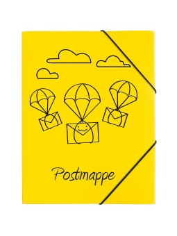 Pagna Postmappe ·  Jurismappe / Sammelmappe A4 · gelb ·  PP-Kunststoff