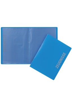 Pagna Zeugnismappe A4 · 10 Hüllen · blau
