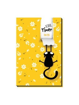 Trötsch Schülerkalender Flexi Flower Cat  · 2024/2025 · DIN A5
