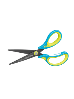 Pelikan Schulschere griffix spitz · neon fresh Blue · Rechtshänder / Linkshänder