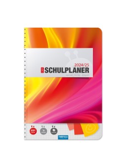 Trötsch Schulplaner "Rot" · 2023/2024 · Spiral-Bindung · A5