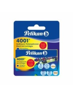 Pelikan Tintenpatrone 4001® · Standardgröße · königsblau · Blister mit 2 Etuis à 6 Patronen