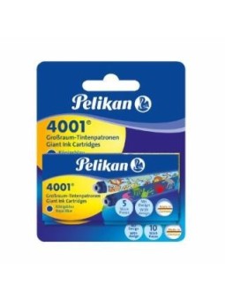 Pelikan Tintenpatrone 4001® · Standardgröße · königsblau · Blister mit 2 Etuis à 6 Patronen
