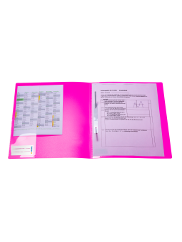 HERMA Schnellhefter · DIN A4 · stabile PP-Folie · vollfarbig · neonpink