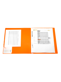 HERMA Schnellhefter · DIN A4 · stabile PP-Folie · vollfarbig · neonorange