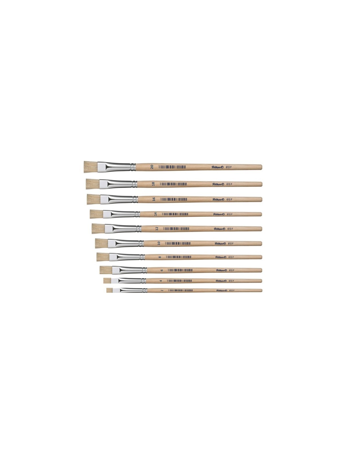 Pelikan Borstenpinsel Sorte 613F · Größe 18