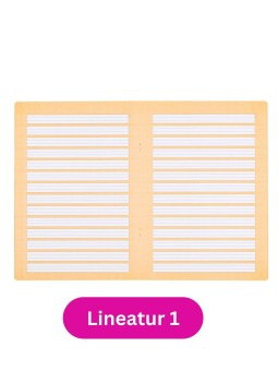 Landré Schulheft A5 · Lineatur 1 · 80 g/m² · 16 Blatt