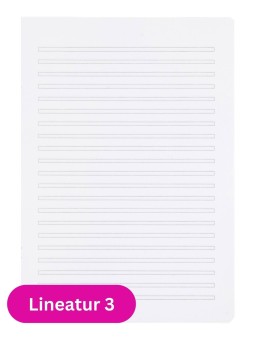 Landré Schulheft A5 · Lineatur 3 · 80 g/m² · 16 Blatt