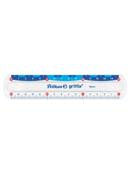 Pelikan Lineal combino · kurz · 15 cm · Links-/Rechtshänder